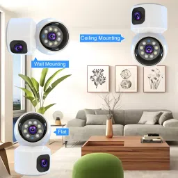 Grousale 5 MP UHD Wifi Indoor Dual Lens/Screen Bullet+PTZ Security Camera Security Camera image 5
