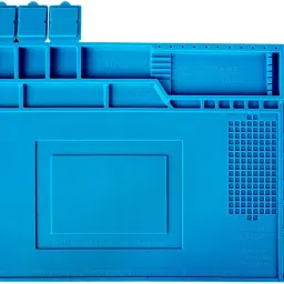Magnetic Heat-resistant ESD safe Soldering Station Insulation Silicone Pad for Mobile Phone, Electronics, Computer, Soldering Iron And Laptop Repair Tools Maintenance Platform Mat Power & Hand Tool Kit-image-11
