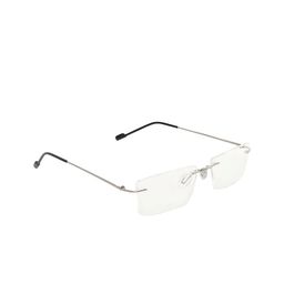 ALIGATORR Unisex Clear Lens & Gunmetal-Toned Rectangle Sunglasses with UV Protected Lens-17