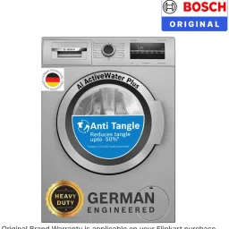 bosch 7 kg with Steam Fully Automatic Front Load with In-built Heater Silver image 2