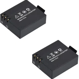 IBS Mobile Battery ForIBS 2 PCS RECHARGEABLE LI-ION SPARE BATTERY 3.7V 900MAH FOR 4K ACTION CAMERA-image-2