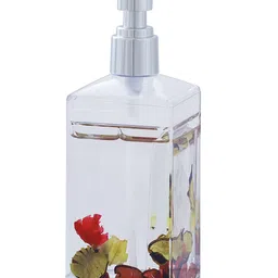 OBSESSIONS Yellow & Transparent Agua Acrylic Soap Dispenser-6