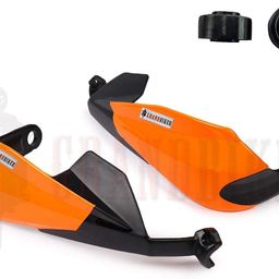 grandbiker Orange Hand Palm Protector Wind Deflector Lever Protector for Apache 1604v BS6 Handlebar Hand Guard-picture-42