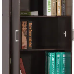 Giona Dark Wenge Engineered Wood Close Book Shelf-23
