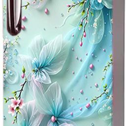 49 inch Fridge Single Door Wallpaper Sticker Wrap For Refrigerator (Size 24x49 inch) Self Adhesive Sticker-image-19