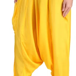 Solid Viscose Women Harem Pants-image-35