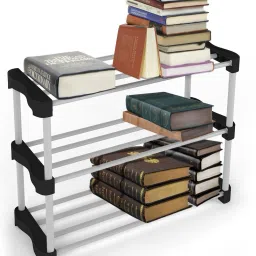 Cady Easy to Assemble, Space Saving Multipurpose Rack-(6 Shelves) Plastic Open Book Shelf-10