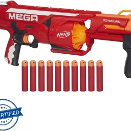 Mega RotoFury Blaster,10-Dart Rotating Drum,Pump Action Blasting,Incl. 10 Darts Guns & Darts-16