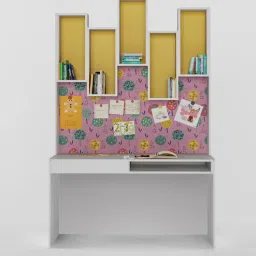 boingg! - a happy start Roller Coaster Kids Study Table in Pink Colour-picture-35