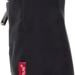 cosmus Black Men & Women Sling Bag - Regular Size Index-Small Bag for Mobile & Wallet- Black & Red image 3