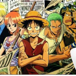 TrendoPrint One Piece Anime Printed Rubber Base with Anti Skid Smooth Surface Mousepad For Gaming, Computer, Laptop, Pc (Anime_24) Mousepad-11