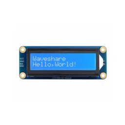 Waveshare LCD1602 I2C Display Module 16x2 Character White on Blue LCD Module for Arduino, Raspberry Pi, ESP32 & Microcontrollers Waveshare LCD1602 I2C Display Module 16x2 Character White on Blue LCD Module for Arduino, Raspberry Pi, ESP32 & Microcontrollers image 1
