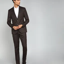 raymond Men SB 2BTN NOTCH LPL SUIT-2PCS SLIM FIT Checkered Suit-picture-38