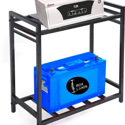 2-Tier UPS Battery CPU Stand for Home and Office Trolley for Inverter and Battery-image-1