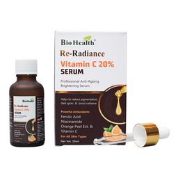Bio Health Re-Radiance Vitamin C 20% Serum,  30 ml  Reduce pigmentation & dark spots -23