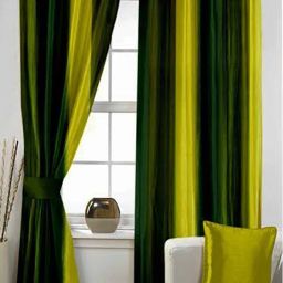 213.3 cm (7 ft) Polyester Room Darkening Door Curtain (Pack Of 2)-14