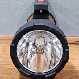 shoptric 200w ultra bright multi function 3 km long range blinker LED jumbo kisan torch 15 hrs Torch Emergency Light image 4