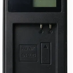 Power Smart LCD Display Micro USB Camera Battery Charger for NIKN EN-EL23 1 Slot Camera Battery Charger-15