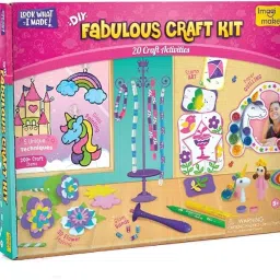 Fabulous Craft Kit 5-in-1 Arts & Crafts Set for Kids Glass Painting-picture-28