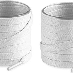 ELECSA flat cotton shoe laces for casual, flat shoes or boot 48 cm wide (2 Pair) Shoe Lace-image-98