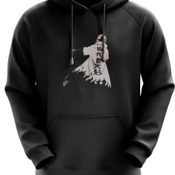 Men Full Sleeve Graphic Print Hooded Sweatshirt-image-0