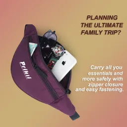 prikli with adjustable belt pouch bag travel bag boys and girls waist bag fanny pack mini bag chest bag-image-58