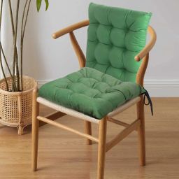 Modern Living Space Microfibre Solid Chair Pad Pack of 1-image-38