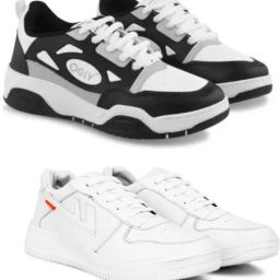 Combo Pack of 2 Sneakers For Men-image-74