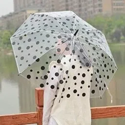 Polka Dot Umbrella||Foldable Mini Cute & Small Umbrella||UV Protection Rain Sun Umbrella-8