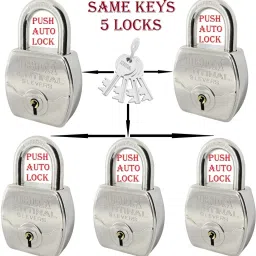 same key lock | 5 lock with common key |multiple lock with single key|steel body Padlock-27