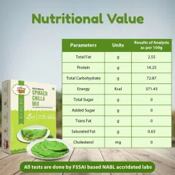 burpease Spinach Dosa Mix With Pratham Aahaar Fullfilled With Multigrains and Nuts Cereal image 5