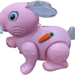Carrot Rabbit | Battery Operated Musical Toy | Flashing Light-19