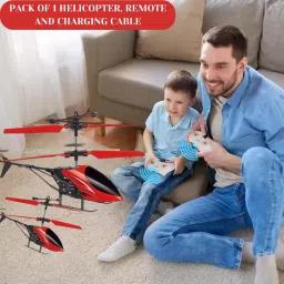 sunzita RC Helicopter with Hand Gravity Sensor, Flying Toy with 3D Light & Safety Sensor image 2