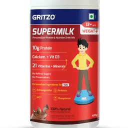 gritzo SuperMilk Weight+ (13+y), 10g Protein (Double Chocolate)-picture-14
