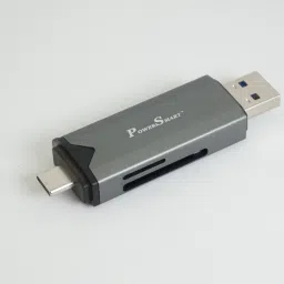 Power Smart PS339 USB 3.1 & Type-C 2-in-1 SD/TC Dual Card Reader Supports Mini SD, Micro/TF Card Reader-2