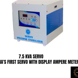 7.5 KVA SERVO WORKING RANGE (140 - 285 V)(INDIA'S FIRST SERVO WITH IN DISPLAY AMPERE METER)-78