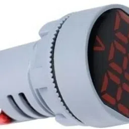 1 pcs 22mm Round AC 50-500V Volt Voltage Meter Monitor LED Indicator RED Voltmeter-image-22