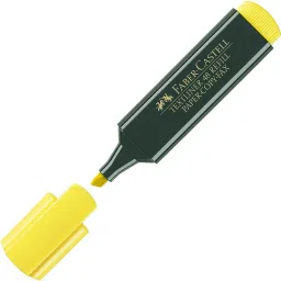 brand home FABER CASTELL Classic Textliner Pen Set of 5 Marker Yellow Colour Highlighter image 3