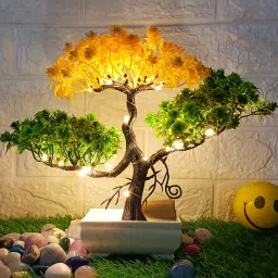 LED Artificial Tree for Home and Decor | Potted Fake Plants Bonsai Artificial Plantwith Pot-24
