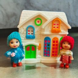 Doll House for Kids with Furniture-18