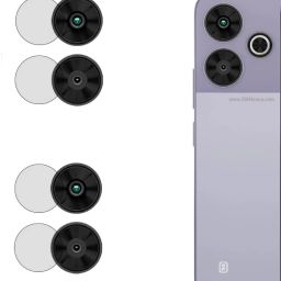 RANSINT Back Camera Lens Glass Protector for Poco M6 Plus 5G With 9H Hardness, Air Bubble Free, Ultra HD-image-46