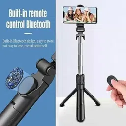 G2L XT-02 Selfie Stick with Tripod Stand Bluetooth Selfie Stick image 3