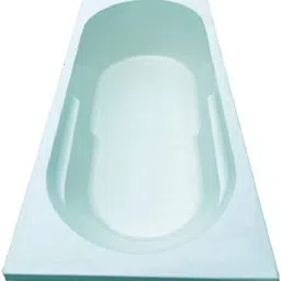Prestige Acrylic 4 Feet Rectangular Fixed - Cyan Blue Alcove Bathtub-image-21