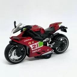 BIGMET 0030 DEPLOY DIE CAST METAL RACING BIKE-0