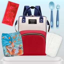 Reusable Cloth Diaper for Baby & Maternity Backpack Cloth Diaper Inserts Baby Diaper Bag-BE2441-image-96