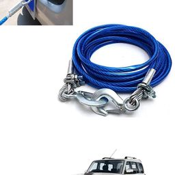 ccmm 4M/7Ton Heavy Duty Pull Capacity Blue Towing Cable For Vehicle-239 4 m Towing Cable-picture-36
