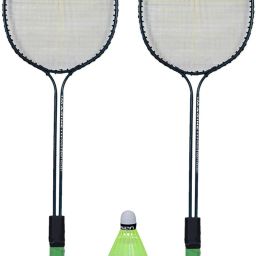 3 Piece Shuttle, Double Shaft Badminton Racquets Multicolor Strung Badminton Racquet-33