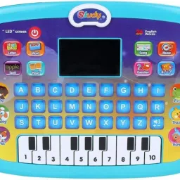 Educational Computer Piano Display Led Screen, With Music And Buttons , Educational Toy Laptop Learner With Screen For Kids Baby'S Boys And Girls (Multicolor)-42