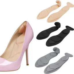 Shoe Sole |Soft Pad |Invisible Insoles| Heel Relief Insoles Shoe Pads /1 Pair Heel Support-image-30