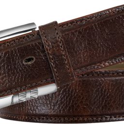 Men Evening, Party, Formal, Casual Brown Artificial Leather Belt-image-96